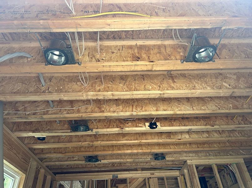 CAN LIGHTS AND PENDANT WIRING